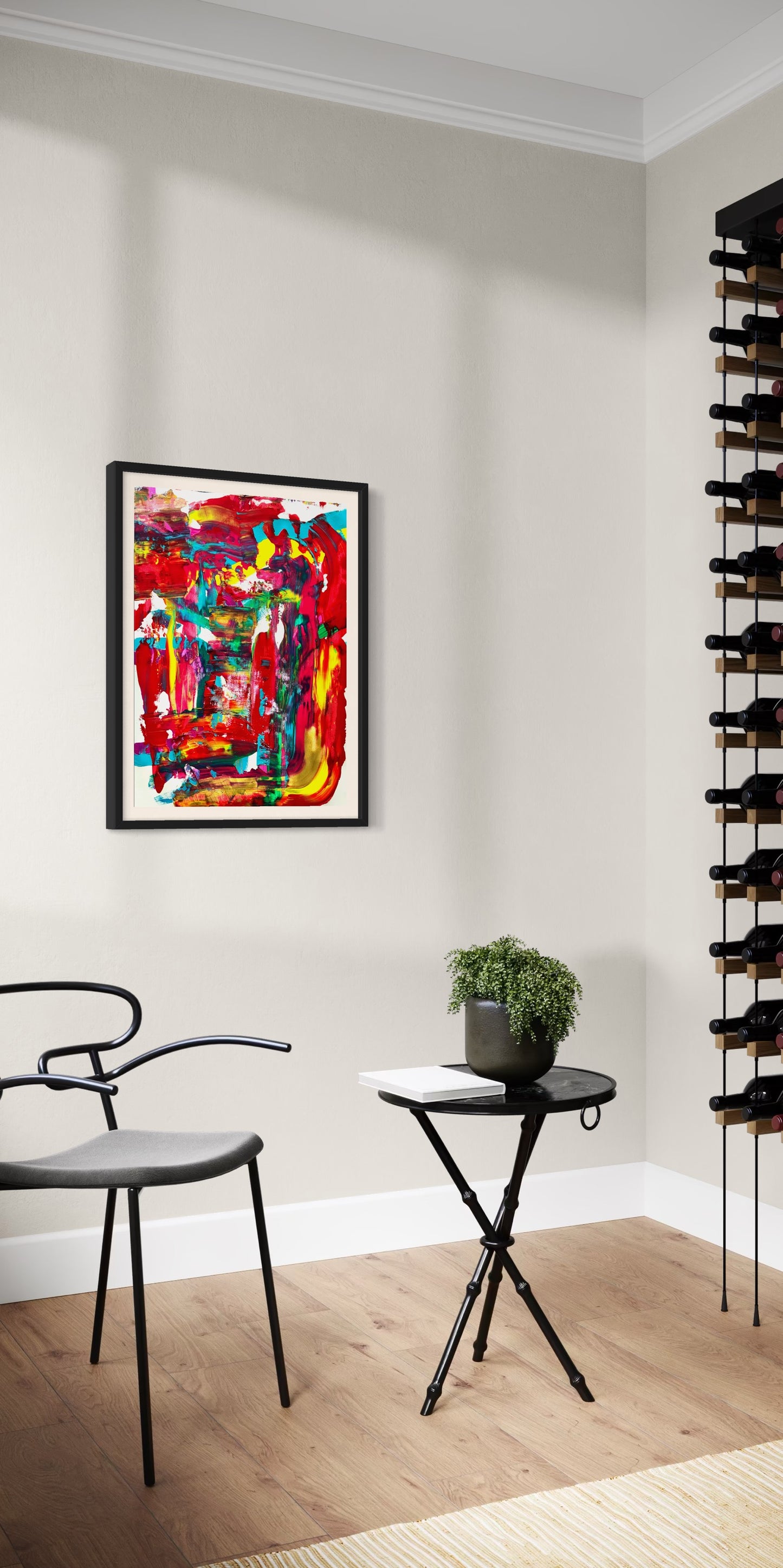 Abstraktes Kunstwerk