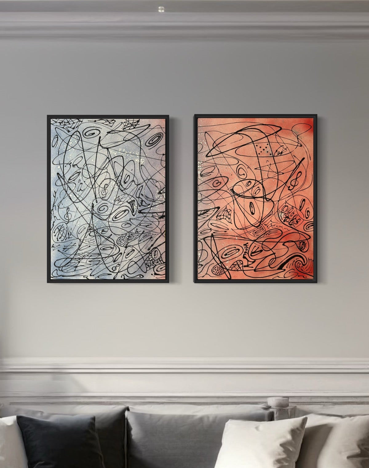 Abstraktes Kunstwerk