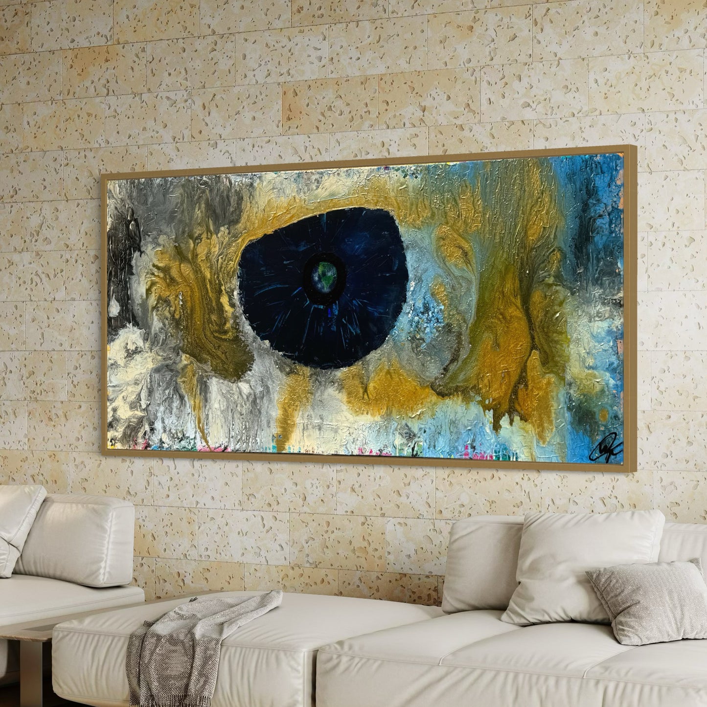 Abstraktes Kunstwerk